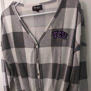 TCU Gameday Couture Long Sleeve Shirt S